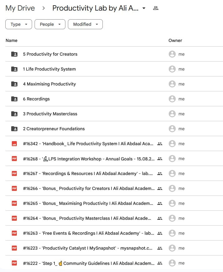 Productivity Lab by Ali Abdaal - Image 2